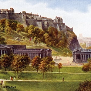 The Castle & The National Gallery of Scotland, Edinburgh