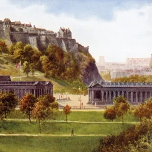 The Castle & The National Gallery of Scotland, Edinburgh