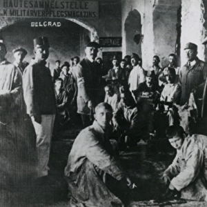 Catering depot in Belgrade, Serbia, WW1