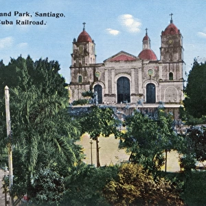Cathedral and Park, Santiago de Cuba, Cuba