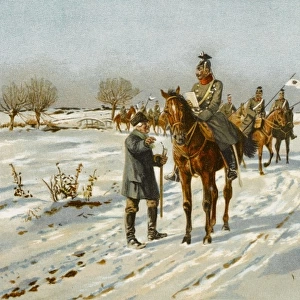 Cavalry in Snow