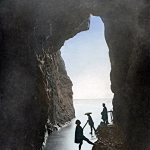 Cave at Enoshima, Japan, circa 1880s