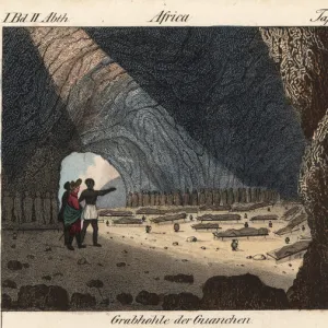 Cave with mummies of the Guanche people, Canary Islands