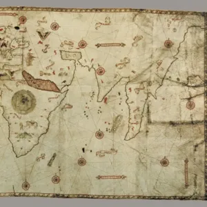 The Caverio Map or Caveri Map, circa 1505. This