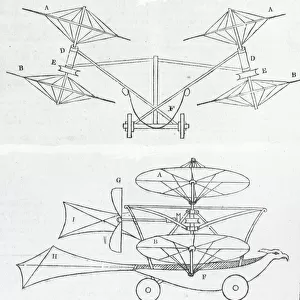 Cayleys aerial carriage, 1843