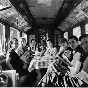 Cecil Beatons tea party in a tram