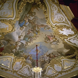 Ceiling paintings. Royal Palace of El Pardo. Spain