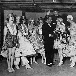 Celebrating the royal wedding at the Grafton Galleries, 1923