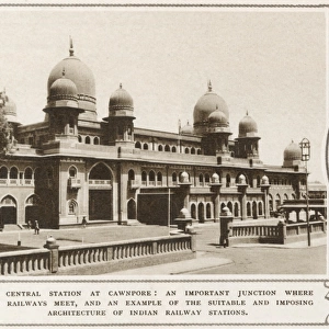 The Central Station at Cawnpore, India