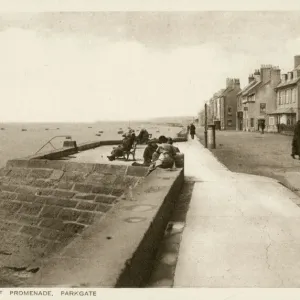 Centre of the promenade, Parkgate, Wirral, Cheshire