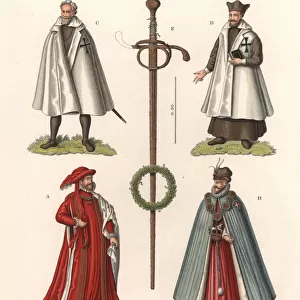 Ceremonial dress of orders of chivalry, 16th century