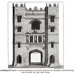 Chamberlains gate at Newgate Prison