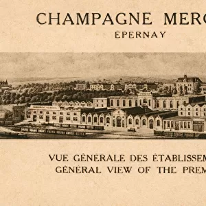 Champagne Mercier factory, Epernay, France