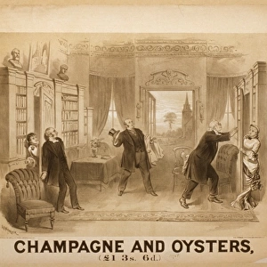 Champagne and oysters