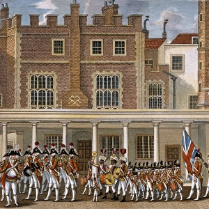 Changing the Guard at St Jamess Palace, 1792