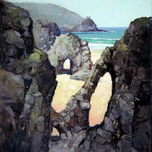 Chapel and Arch Rocks, Perranporth, Cornwall Chapel and Arch Rocks, Perranporth, Cornwall