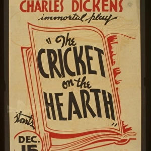 Charles Dickens immortal play The cricket on the hearth Cha