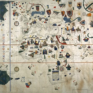 Chart by Juan de la Cosa (1450-1510). Spain. Madrid. Mavy Mu