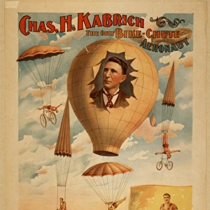 Chas. H. Kabrich, the only bike-chute aeronaut novel and thr