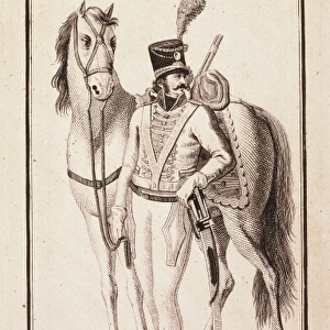 Chasseur of the Godoys honour guard, of His