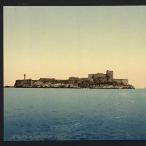 Chateau d If, from the sea, Marseilles, France