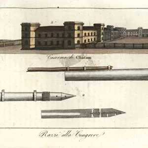 Chatham naval barracks and William Congreves rockets