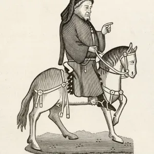 CHAUCER ON HORSE