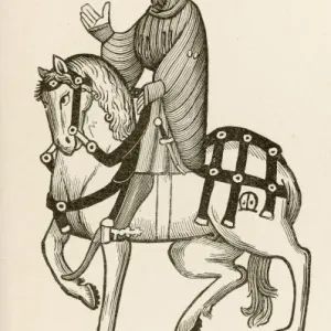 Fine Horse Print of Chaucer's Knight Fine Horse Print of Chaucer's Knight