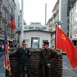 Checkpoint Charlie reconstruction, Berlin, Germany