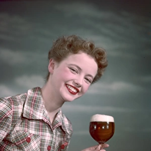 Cheers, Girl with Beer