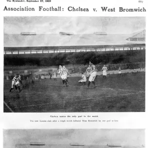 Chelsea vs West Bromwich Albion 1905