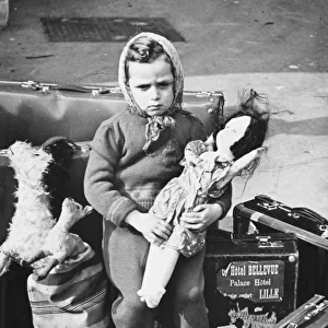 Child at receiving centre WWII