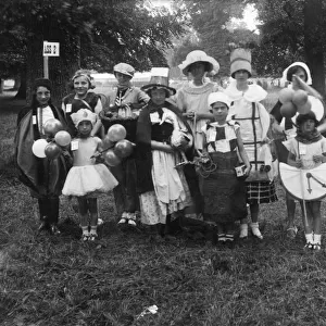 Children in Fancy Dress at a carnival or fete