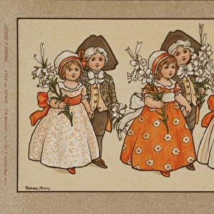 Children with flowers