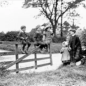 Children on the Gate Victorian period