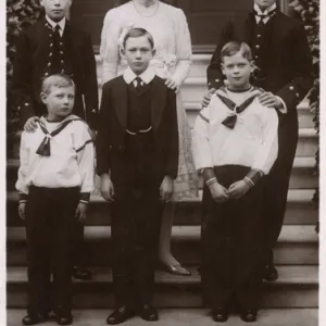 The Children of King George V and Queen Mary in 1912