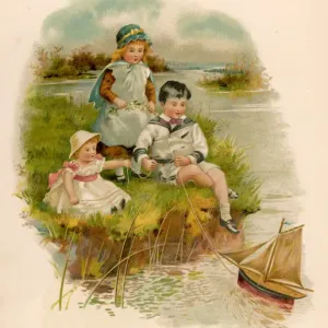 Children Play with Boat Children Play with Boat