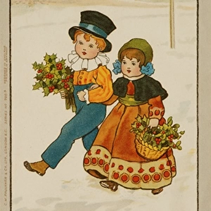 Children in the Snow by Ethel Parkinson