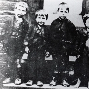 Five children in a South Wales mining district