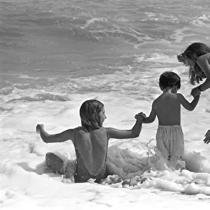 Children in surf, Costa del Sol