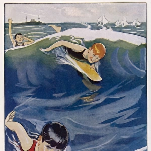 Children Swimming 1923