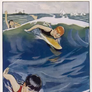 Children Swimming 1923