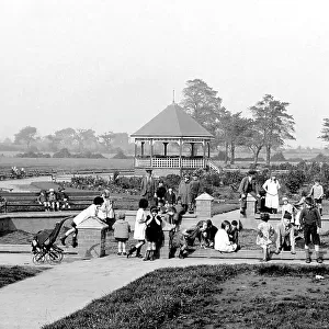 Childrens playground Bentley early 1900's