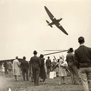 A Chilton DW1, G-AFGH, at the 1938 RAeS Garden Party
