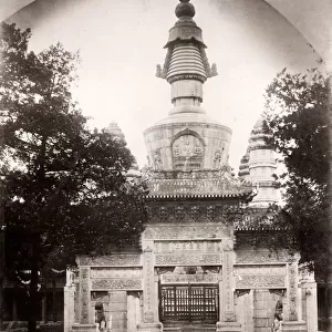 China c. 1880s Yellow Temple Lllama Monastery Beijing