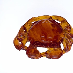 Chinese amber carving