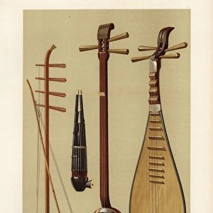 Chinese instruments: Huch in, Sheng, San-hsien and Pipa