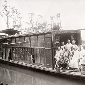 Chinese pleasure boat, China, c. 1890