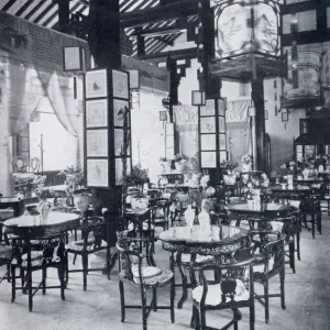 The Chinese restaurant in the Hong Kong section of the British Empire exhibition at