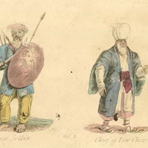 Chinese Soldier and Chief of Lew Chew